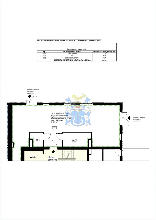 Kliny Zacisze, Dębniki lokal 82 m² parter, witryna - Widok 5