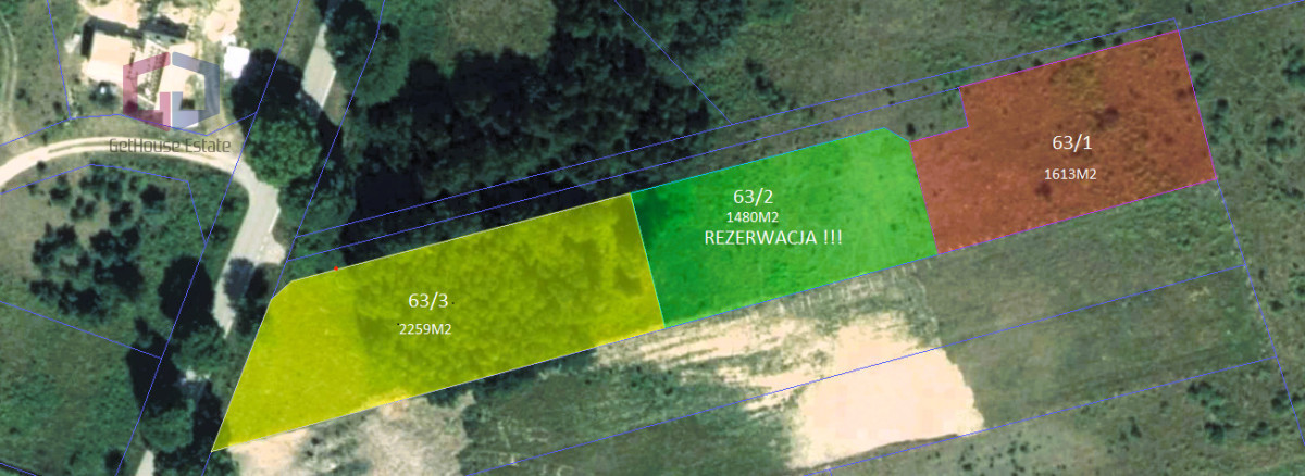Działka z WZ, 1480 m², Marcinkowo gm. Purda - Widok 2