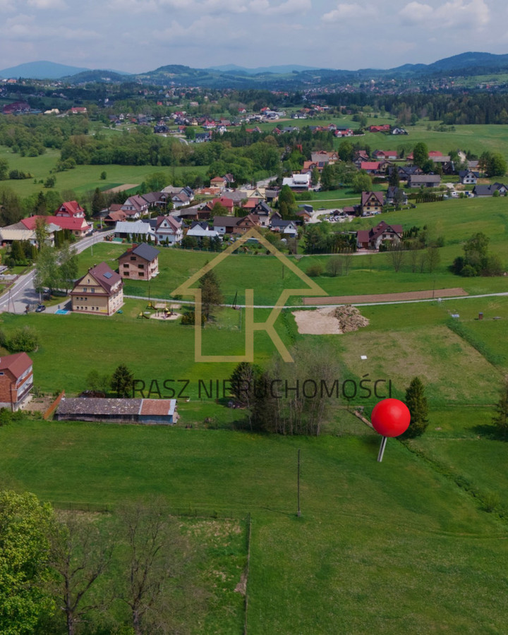 Widokowa działka budowlana 11 ar – Skawa - Widok 3