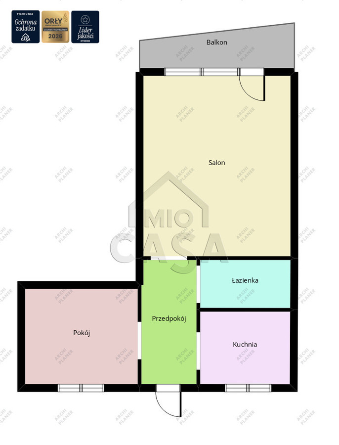 Apartment in Gdańsk, Osiedle Tysiąclecia, Przymorze - Widok 3