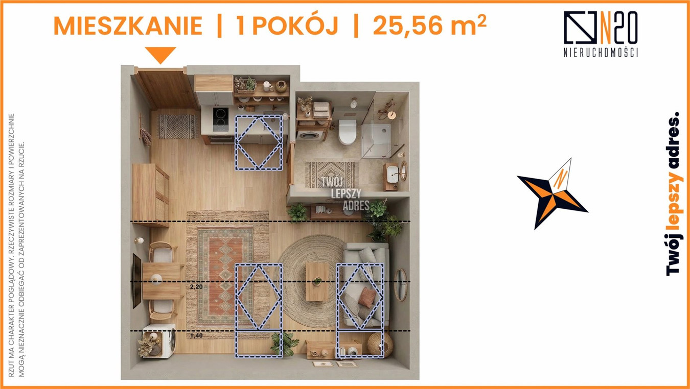 Apartment in Kraków, Kazimierz, Stare Miasto - Więcej