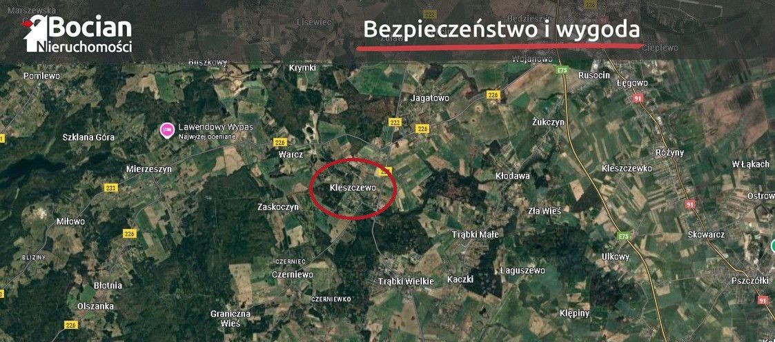 Zaciszne działki z własnymi drzewami -Kleszczewie - Widok 4