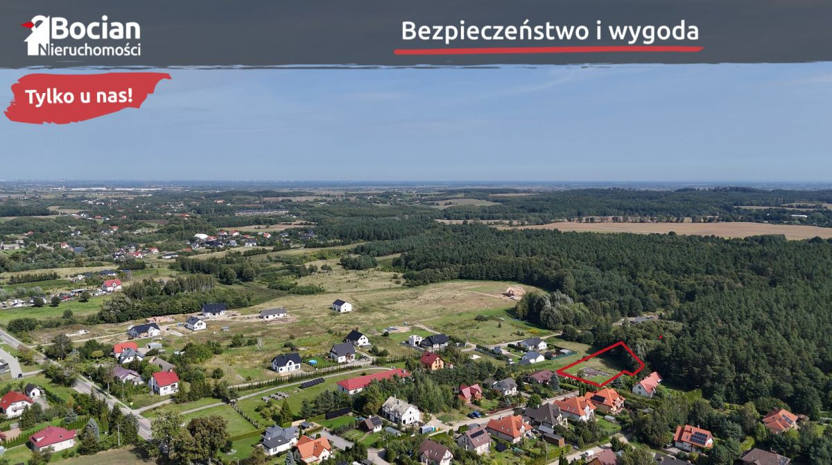 Duża działka pod lasem z rozpoczętą budową - Widok 5