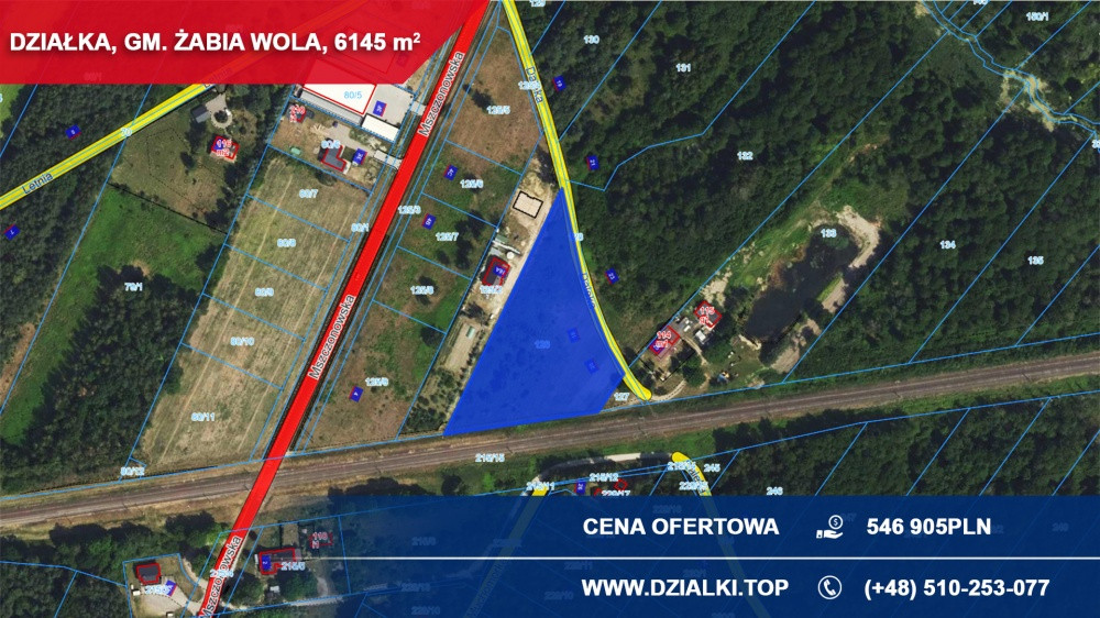 Działka inwestycyjna 6145 m² | magazyn / usługi / zbiorowe zamieszkanie | MPZP - Widok 2