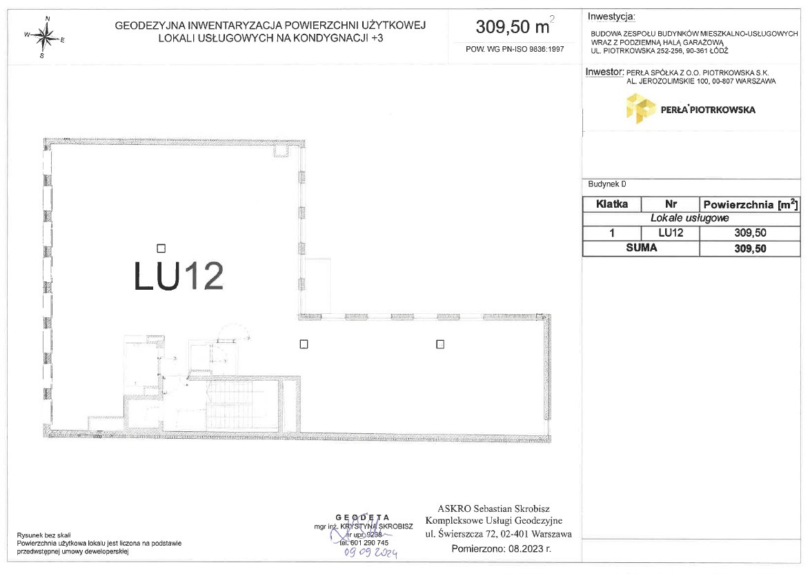 Budynek usługowy ul.Piotrkowska 256 - Więcej