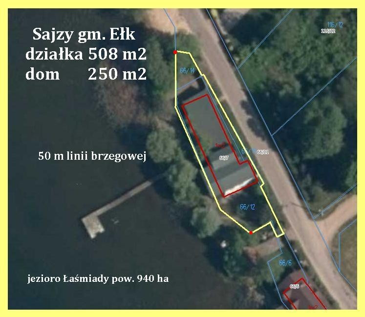 Działa z linią brzegową jez. Łaśmiady - Widok 2