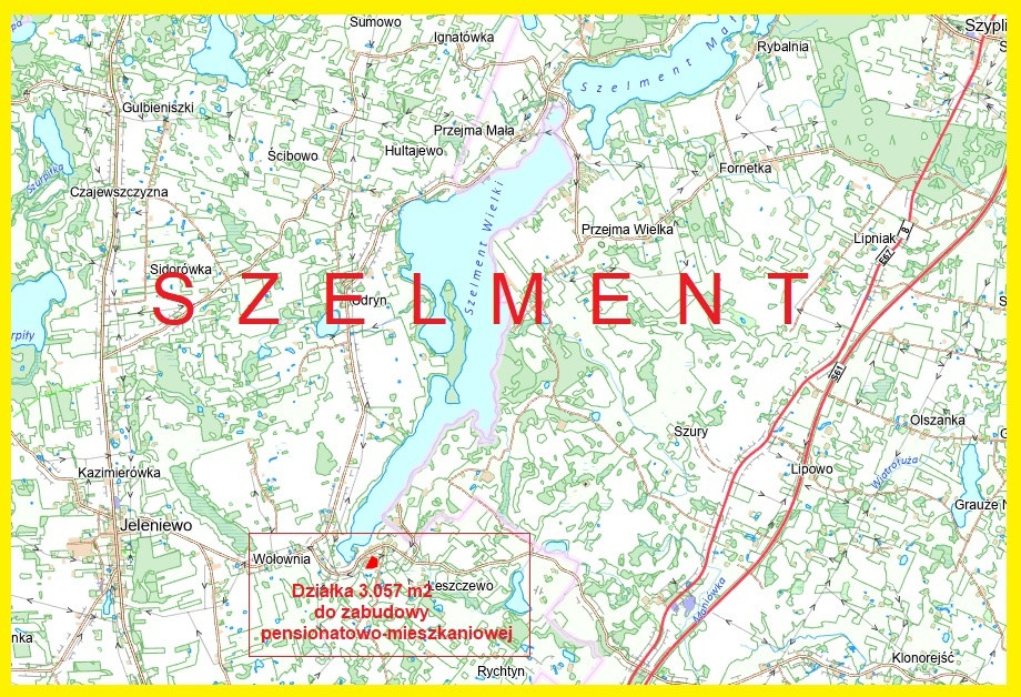 Działka nad Szelmentem - Widok 3