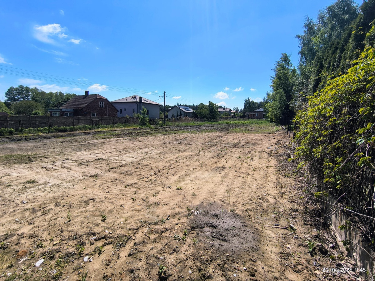 Korwinów działka 1184 m² (las, rzeka, łowisko PZW) - Widok 2