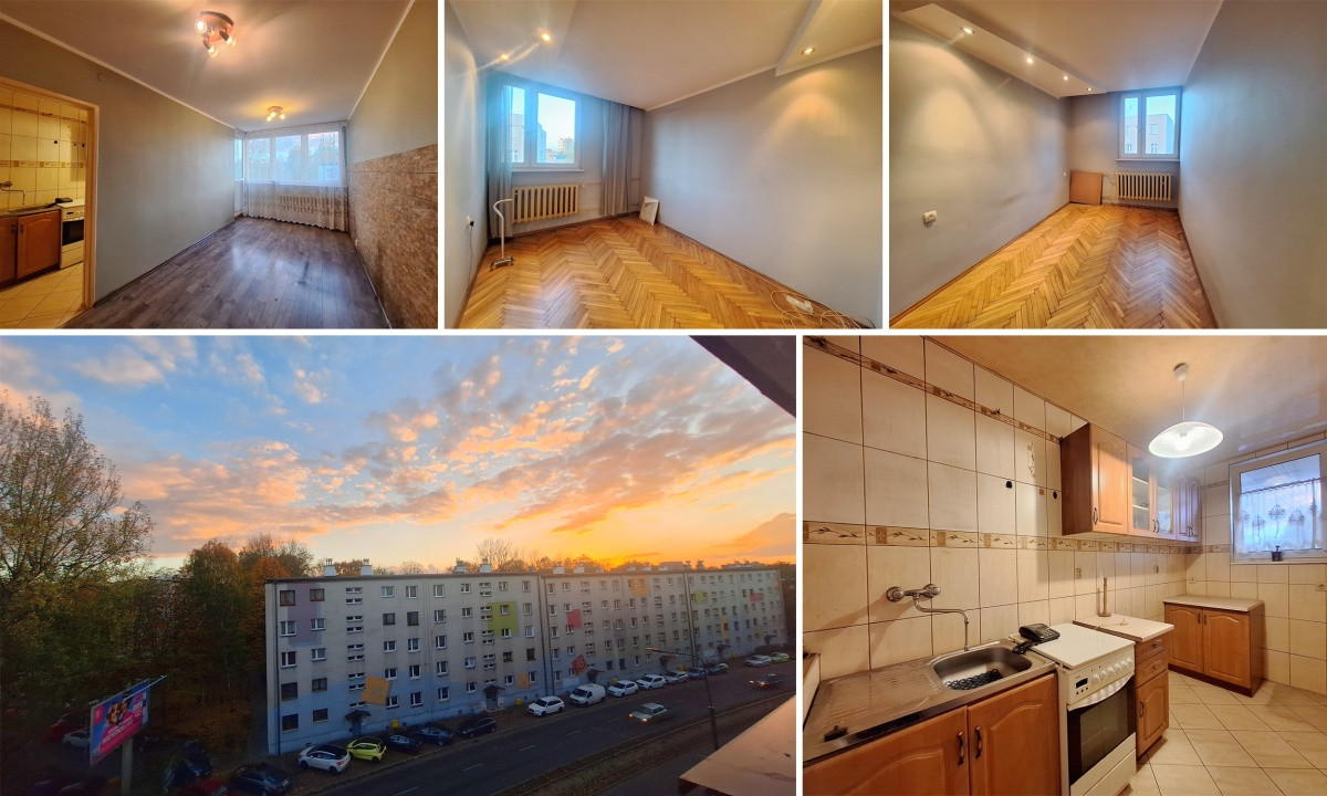 Centrum Sosnowca | 3 pokoje - 48 m2 | do remontu