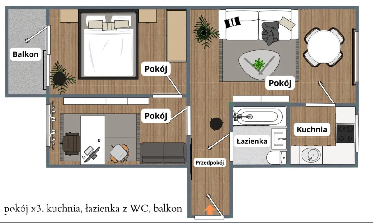 Mieszkanie – Mysłowice - Widok 2