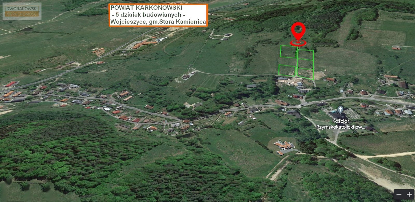 Działki budowlane, ul. Świerkowa Wojcieszyce - Widok 3