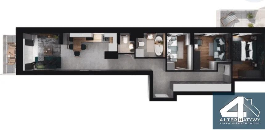 Apartment in Łódź - Widok 2