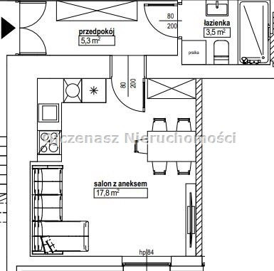 25,9m2, z ogórkiem, parter, ROI 8,5%