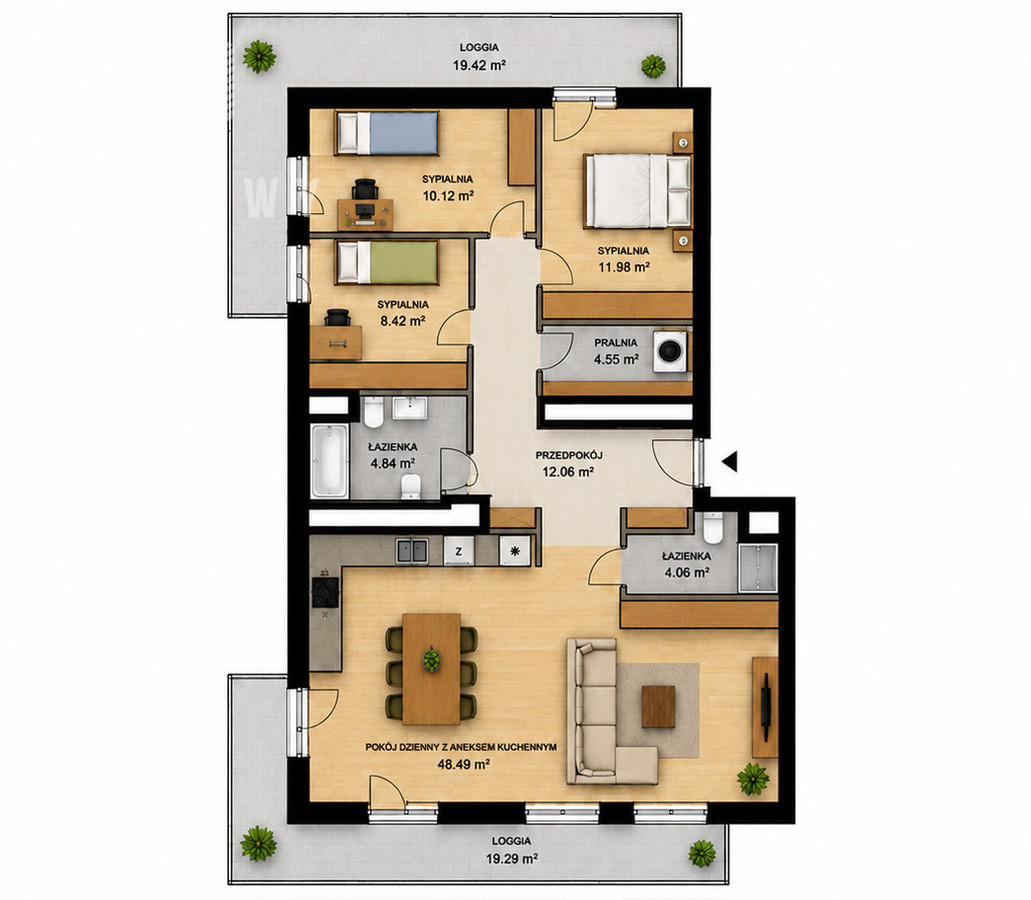 Nowy apartament w centrum Warszawy (Wola) - Widok 3