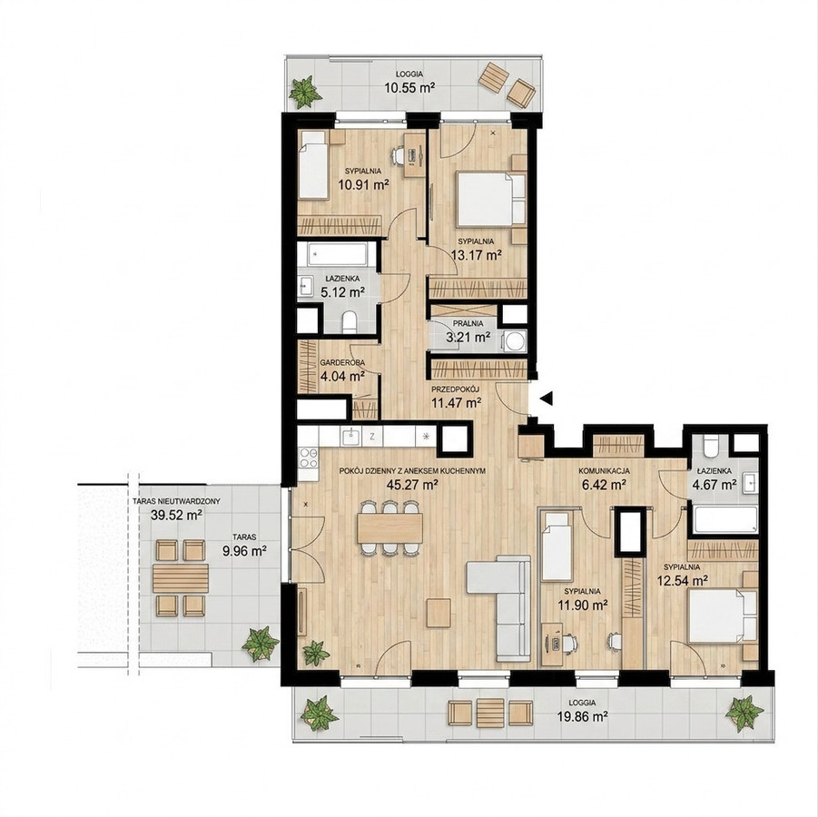 Nowy apartament w centrum Warszawy (Wola) - Widok 3