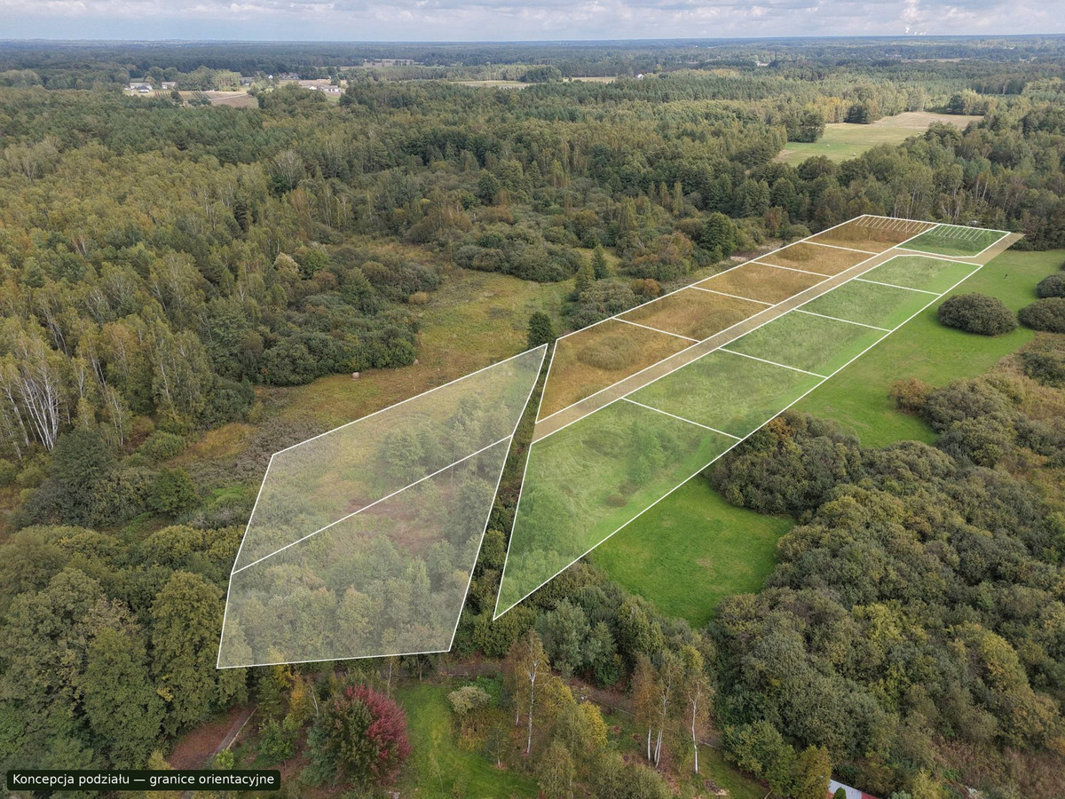 Działka 1100 m² w otoczeniu lasu-zabudowa jednorodzinna-40 minut od Radomia - Więcej