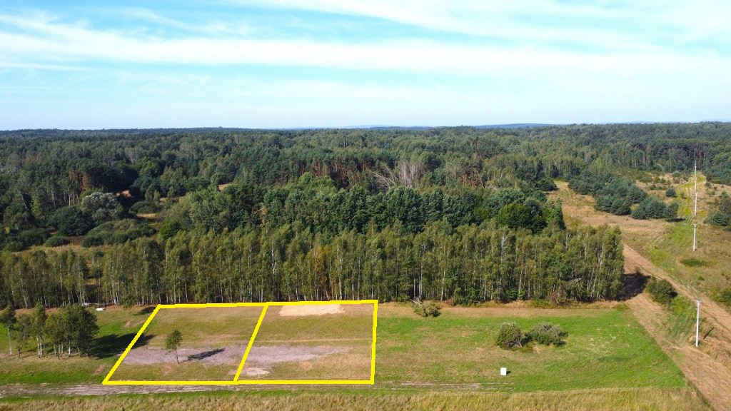 Działka budowlana przy lesie 1251 m², Trzemosna - Widok 3