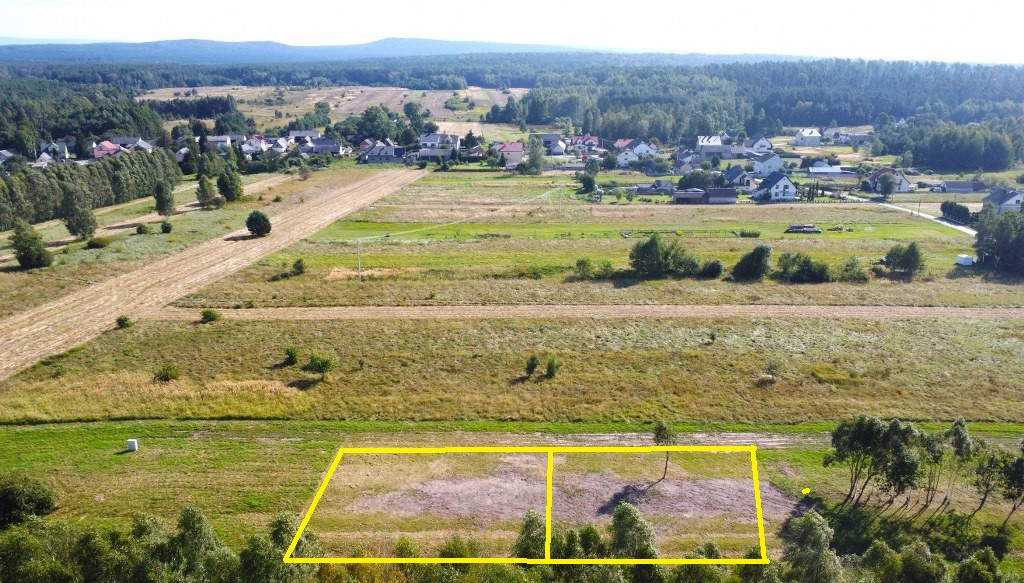 Działka budowlana przy lesie 1251 m², Trzemosna - Widok 4