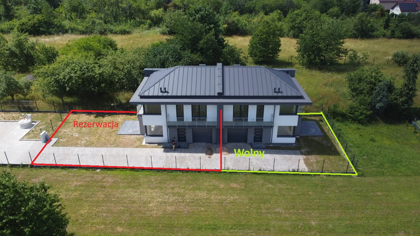 Nowe domy w zabudowie bliźniaczej, podłogówka, pompa ciepła, KSM