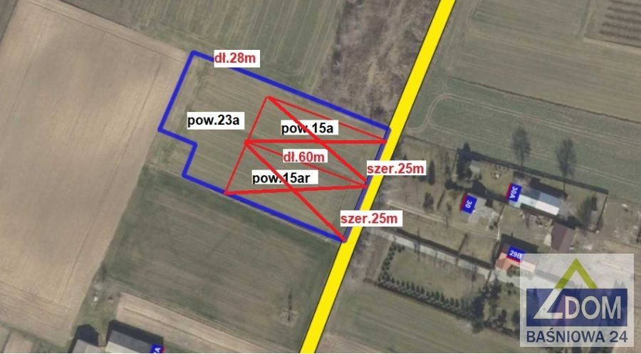 Działka na wzniesieniu 5 km od Nałęczowa - Widok 2