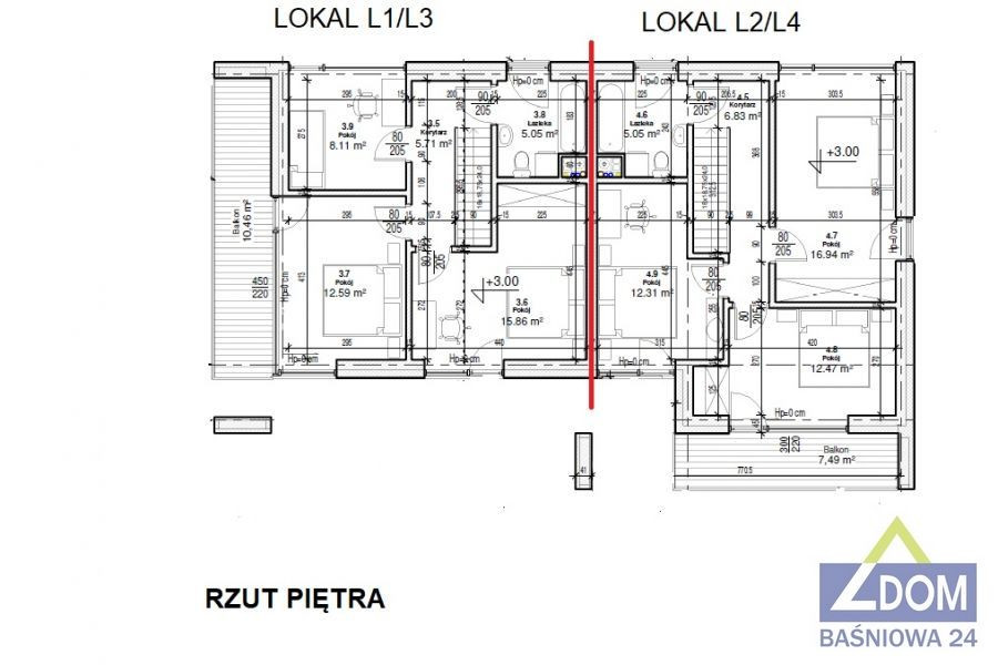 Lublin ul.Abramowicka 2 nowoczesne bliźniaki – pohled 6