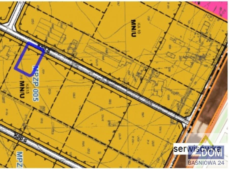 Kazimierzówka - działka budowlana MN/U - Widok 2