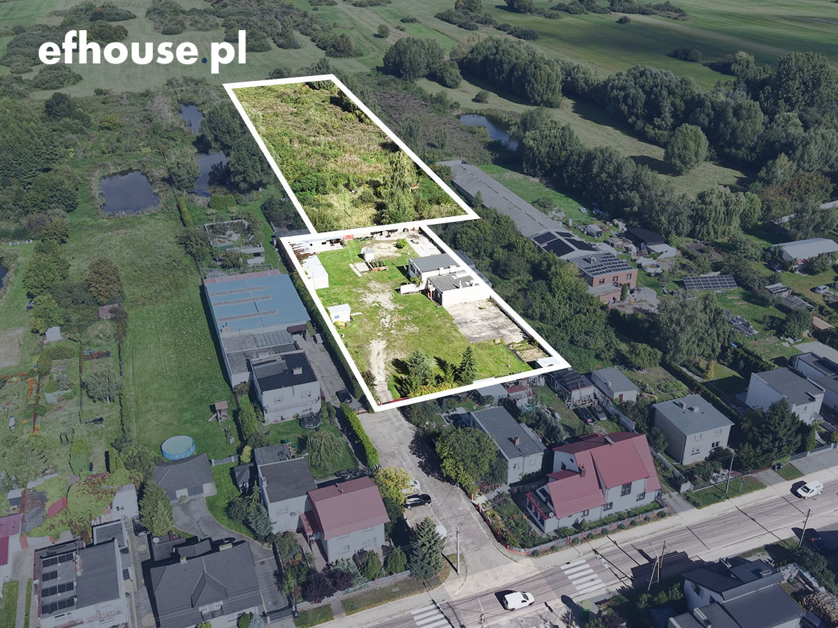 Działka inwestycyjna 1.5ha w centrum Barcina - Więcej