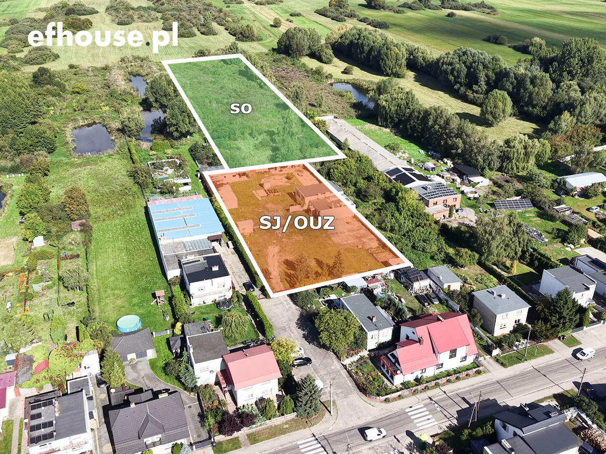Działka inwestycyjna 1.5ha w centrum Barcina - Widok 5