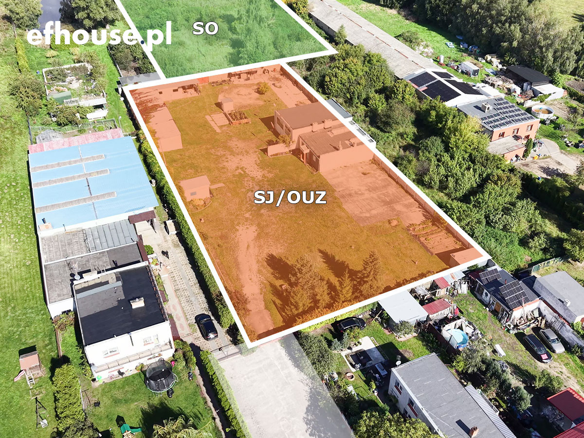 Działka inwestycyjna 1.5ha w centrum Barcina - Widok 3