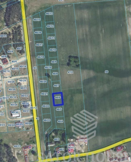 Działka budowlana 713 m², obowiązujący MPZP - Widok 3