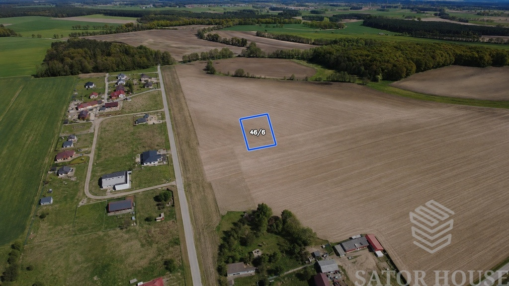 Działka budowlana 713 m², obowiązujący MPZP - Widok 2