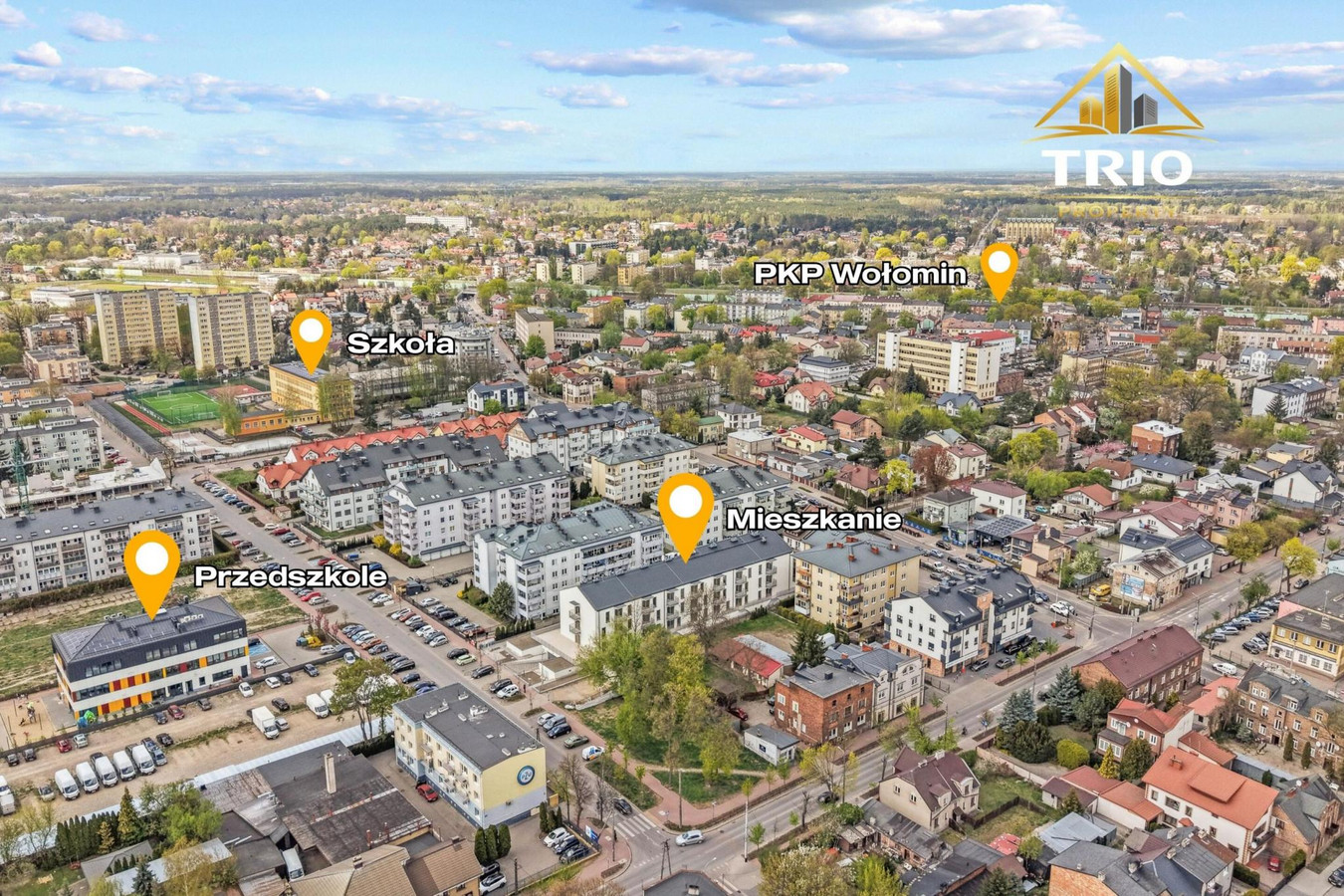 Apartment in Wołomin, Słoneczna, powiat wołomiński - Więcej