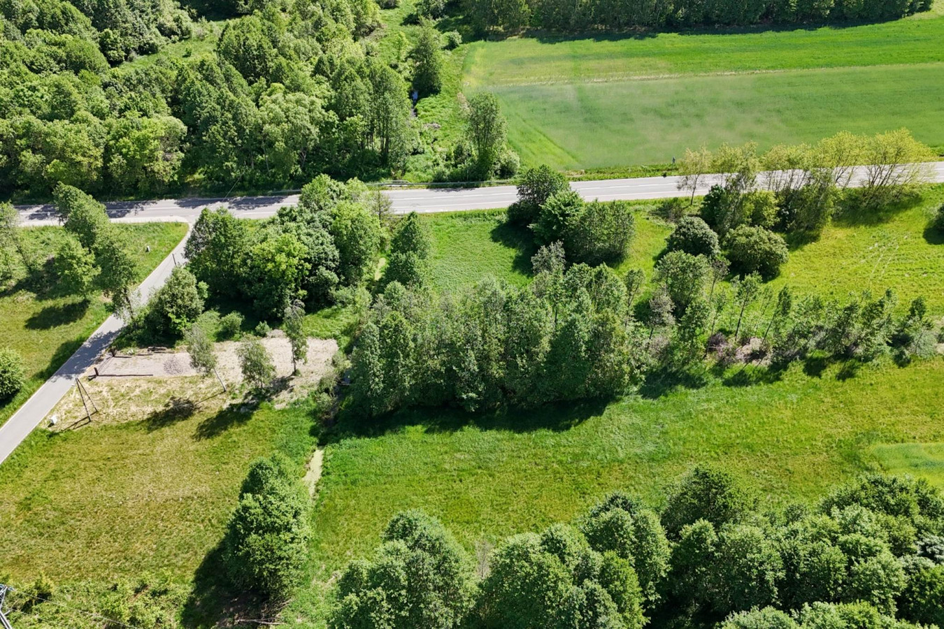 Działka Adamów gmina Kłomnice uzbrojona w prąd, kanalizacja - Widok 5