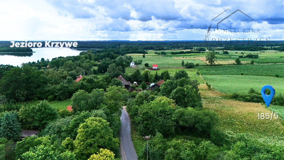 Działki budowlane 3020 m²/Krzywe/Mazury/Jezioro - More