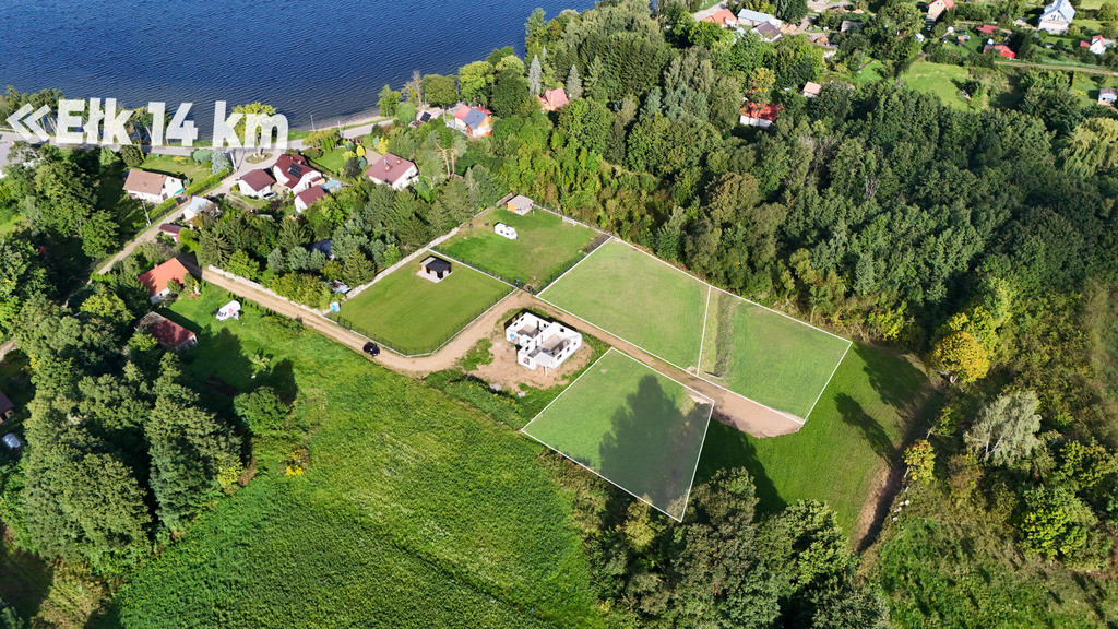 Działki budowlane z WZ 1017-1289m² Piaski k. Ełku - Widok 3
