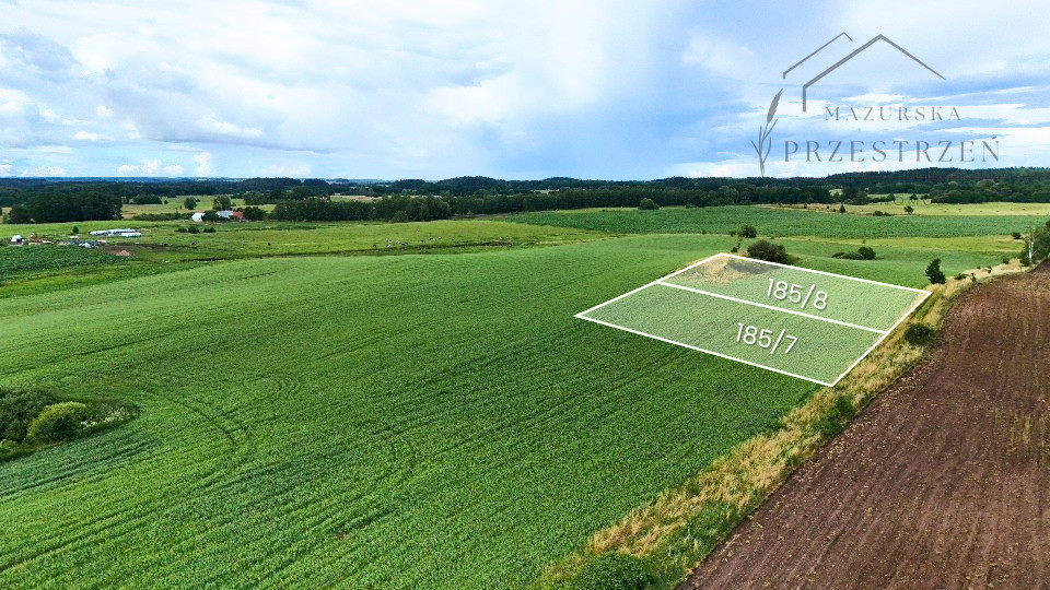 Działki budowlane 3020 m²/Krzywe/Mazury/Jezioro - View 3