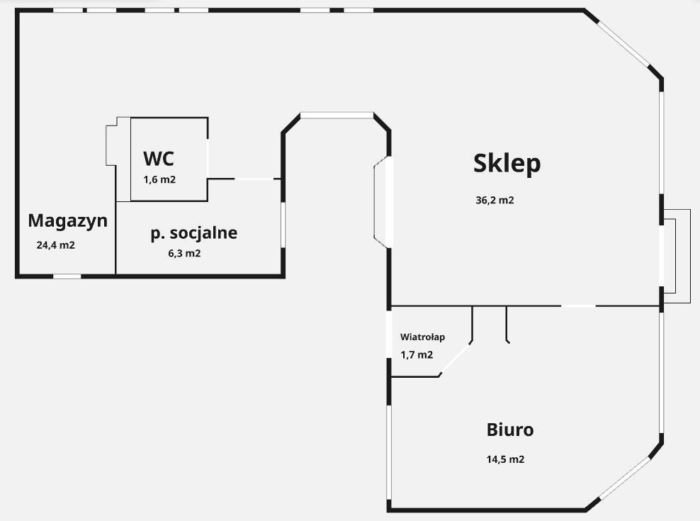 Usługowa 436 m² | MPZP do 60% zabudowy | 15 m wys - Widok 5