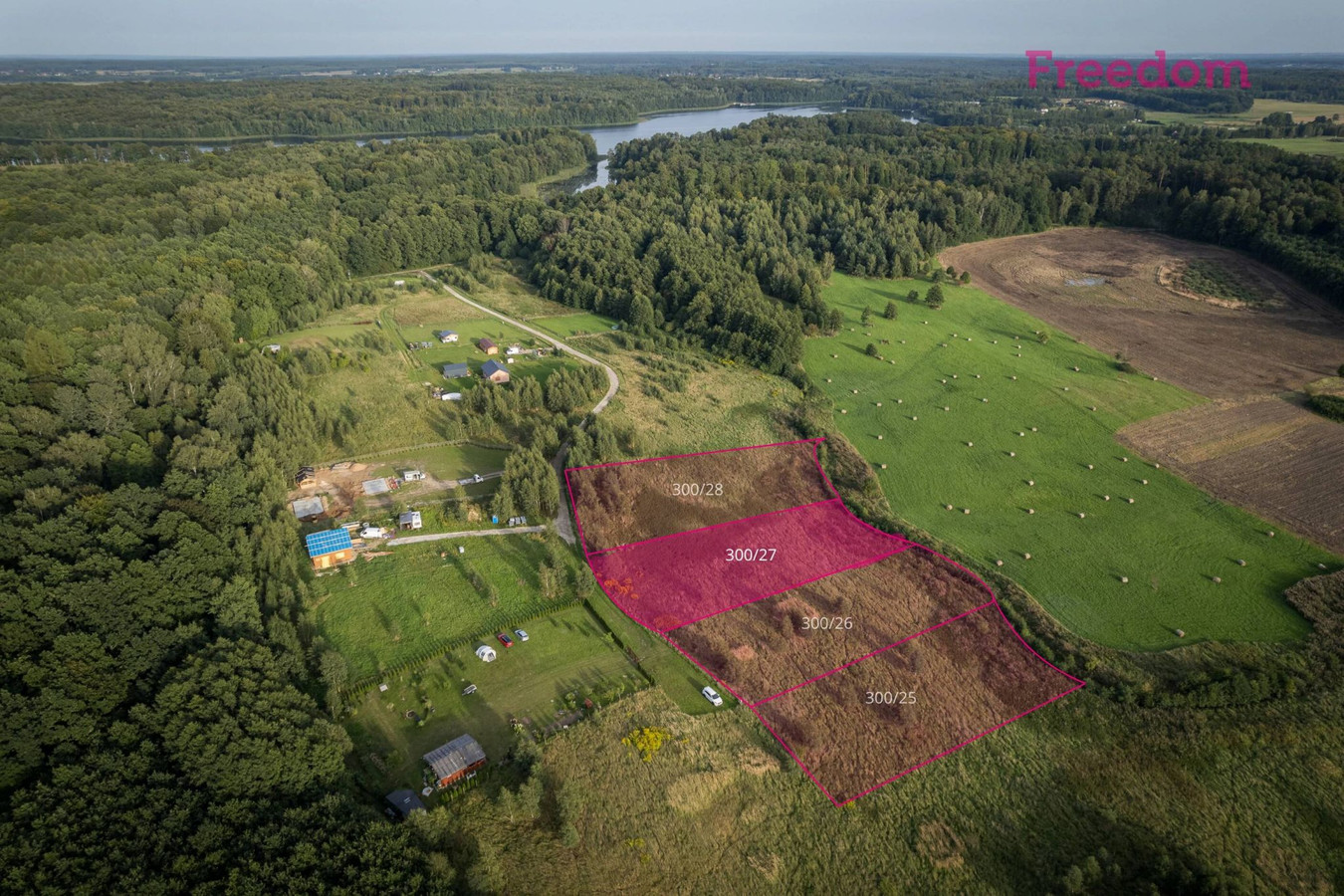 Wyjątkowa działka przy jeziorze Ruda Woda – Twój azyl w Dziśnitach - Widok 2