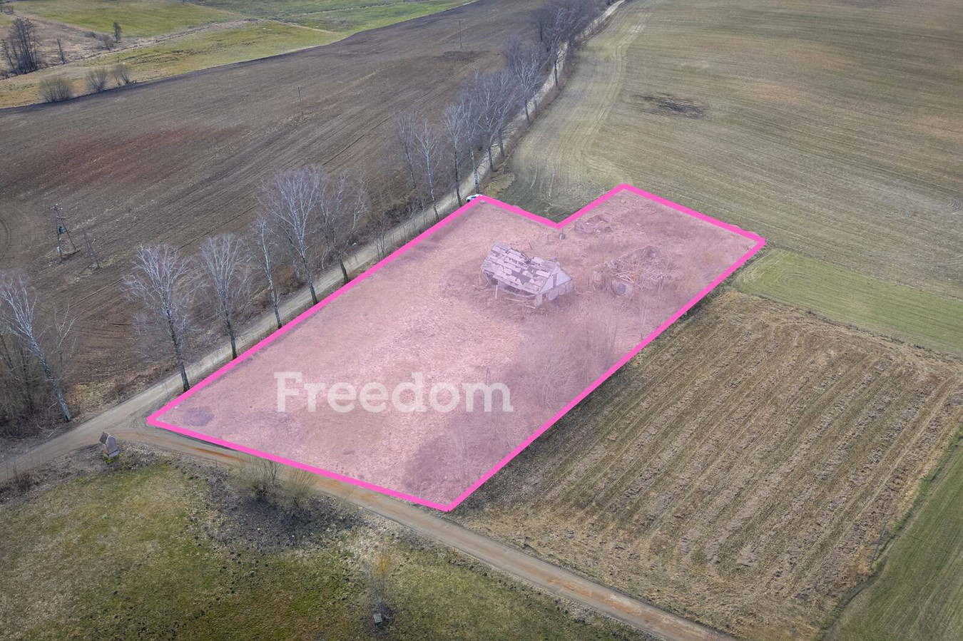 Działka 5200 m² siedlisko Jeziorany-Kolonie - Widok 2