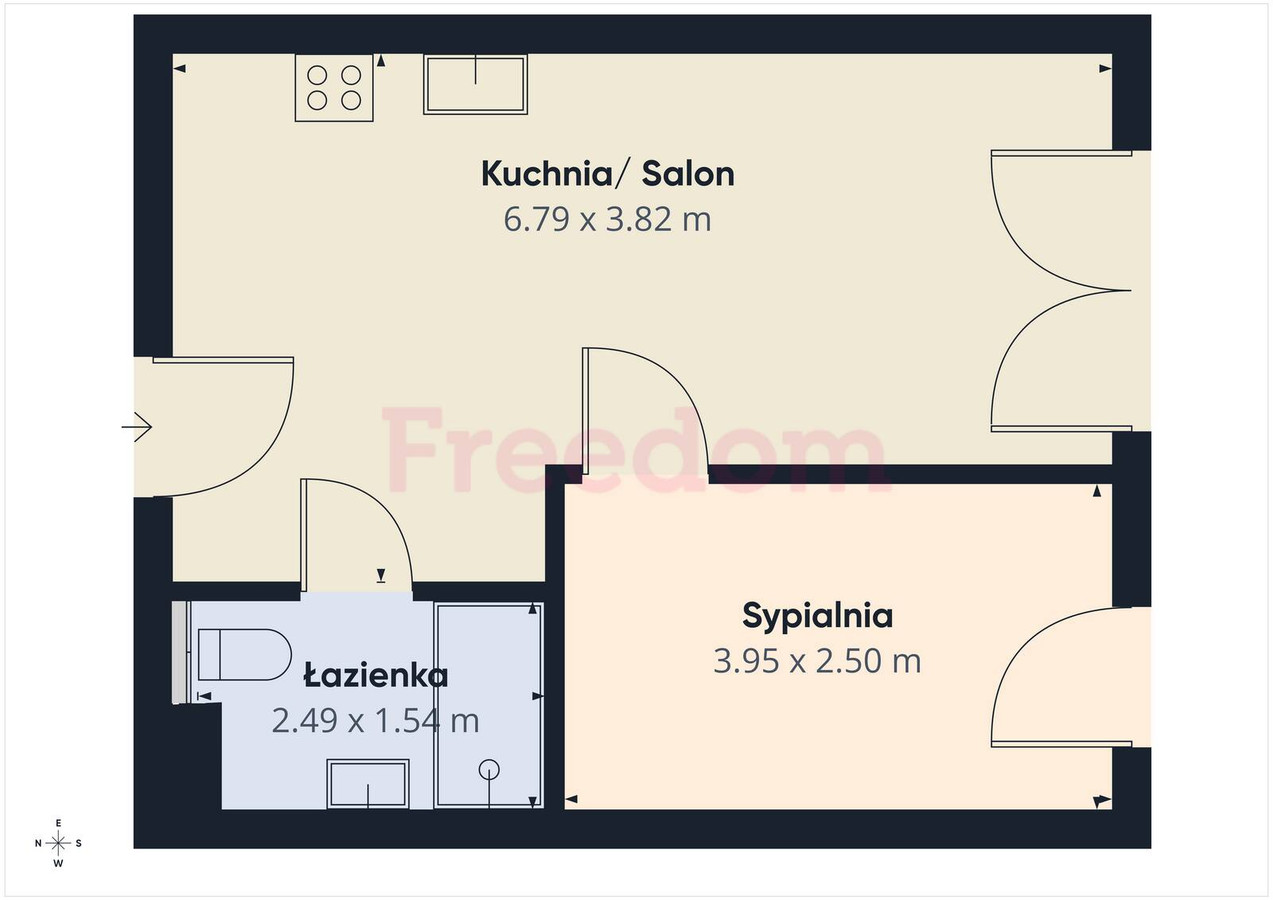 Mieszkanie – Kraków, Mistrzejowice, Nowa Huta - Widok 5