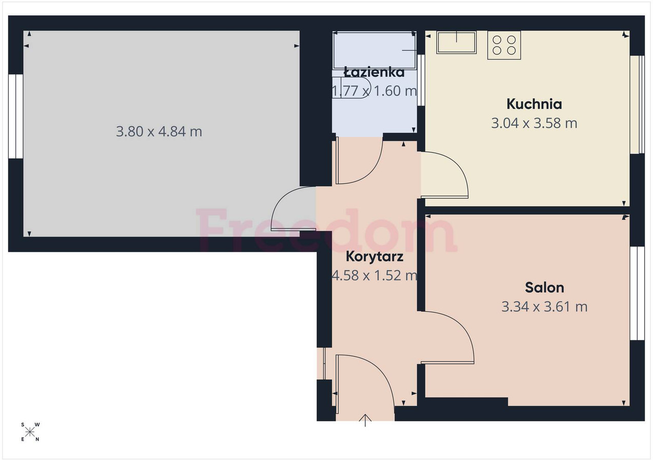 Mieszkanie – Kraków, Osiedle Teatralne, Nowa Huta - Widok 4