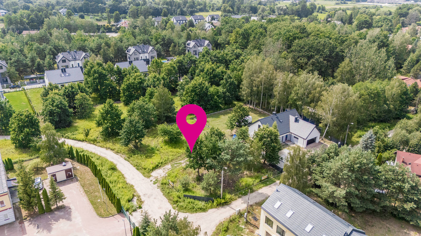 Działka budowlana 1237 m² – Solec / MPZP - Widok 2