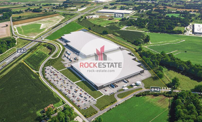 Magazyn 5320 m² do wynajęcia przy A2 m² - 0% prow - Więcej