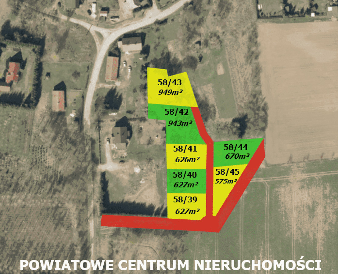 Działki budowlane Sokoły Jeziorne - zabudowa jednorodzinna całoroczna - Widok 3