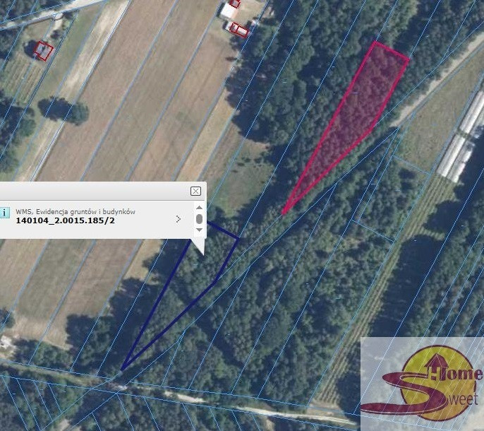 Działka budowlana 2700 m² - Pągowiec - Widok 2