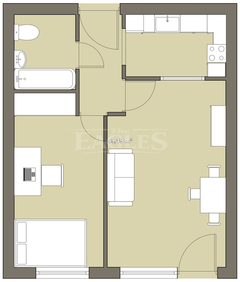 Apartment in Warszawa, Praga-Południe - Widok 2