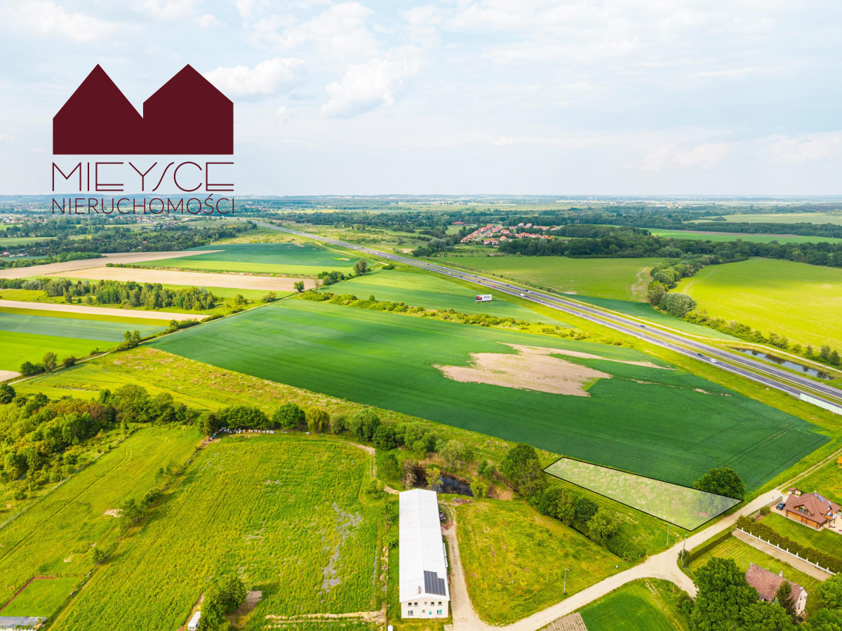 Psary I Ustawna działka 1100 m² I Zobacz - Widok 2
