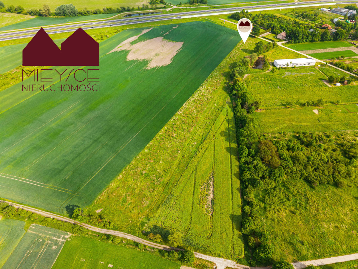 Psary I Ustawna działka 1100 m² I Zobacz - Widok 3