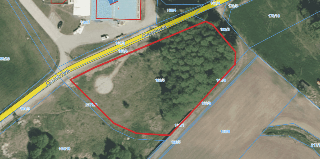 Działka inwestycyjna 3 925 m² – Zakrzewo, ul. Olszynowa, MPZP - Widok 5