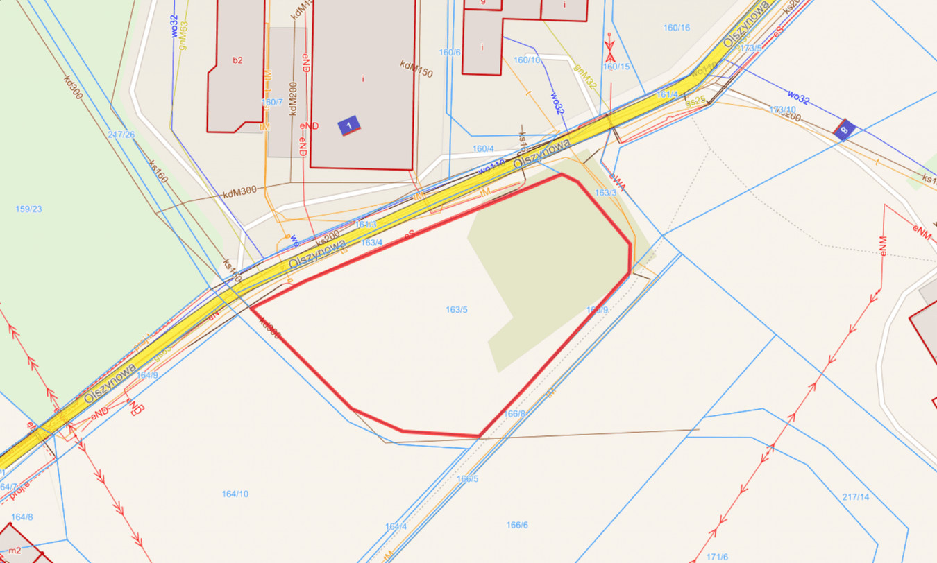 Działka inwestycyjna 3 925 m² – Zakrzewo, ul. Olszynowa, MPZP - Widok 2